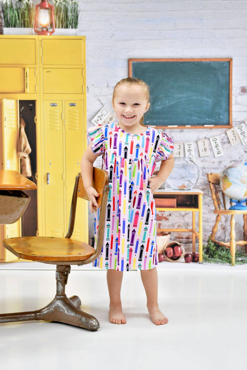 artist-tools-milk-silk-flutter-dress Great Lakes kids - Sophia's StyleFlutter Dress-1